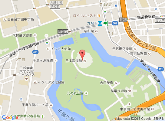 日本武道館マップ