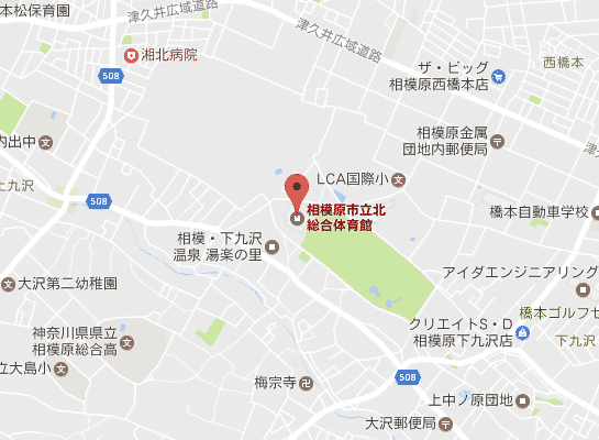 北総合体育館マップ