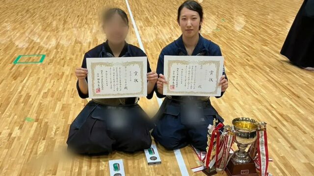 春季神奈川県学生剣道選手権大会で大学4年のRちゃんが個人戦で優勝！